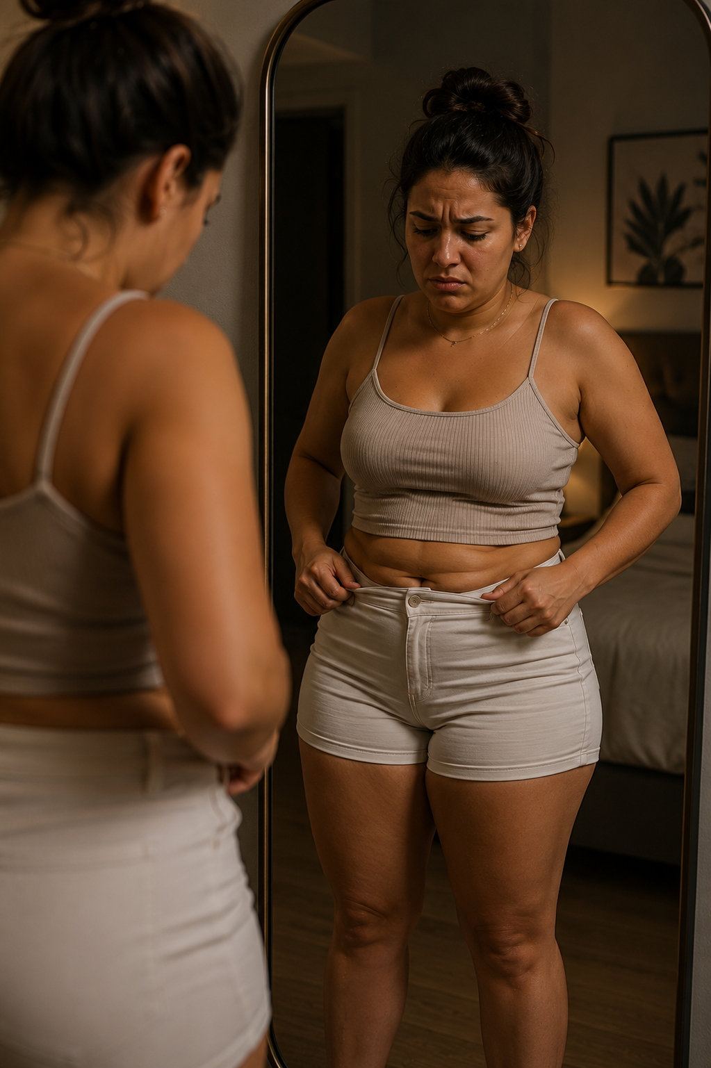 Não gosta do que vê no espelho